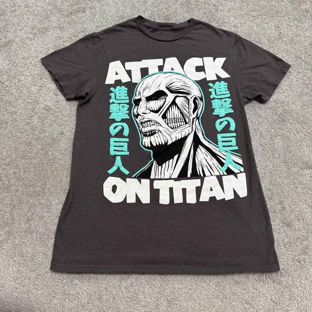 Ripple Junction Attack On Titan Final Season T Shirt Womens S Gray Anime Manga